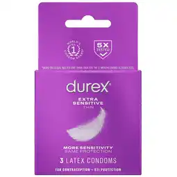 Walgreens Extra Sensitive Condoms, Ultra Thin, Lubricated Natural Rubber Latex offer