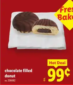 Lidl Chocolate filled donut offer