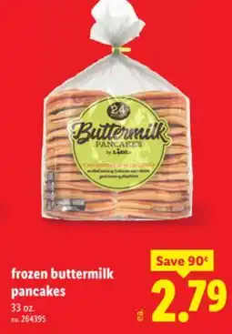 Lidl Frozen buttermilk pancakes offer