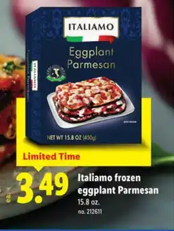 Lidl Italiamo frozen eggplant Parmesan offer