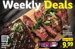Lidl Butcher's Specialty beef skirt steak offer