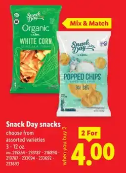 Lidl Snack Day snacks offer