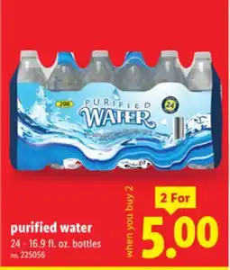 Lidl purified water offer