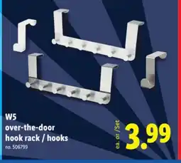 Lidl W5 over-the-door hook rack / hooks offer
