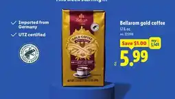 Lidl Bellarom gold coffee offer