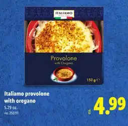 Lidl Italiamo provolone with oregano offer
