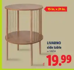 Lidl LIVARNO side table offer
