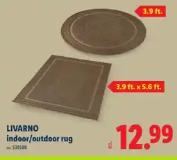 Lidl LIVARNO indoor/outdoor rug offer