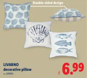 Lidl LIVARNO decorative pillow offer
