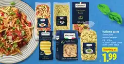 Lidl Italiamo Pasta offer