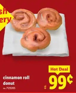 Lidl Cinnamon roll donut offer
