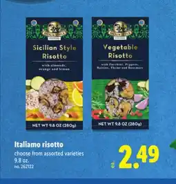 Lidl Italiamo risotto offer