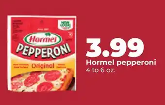 Hy-Vee Hormel pepperoni offer