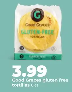 Hy-Vee Good Graces gluten free tortillas offer