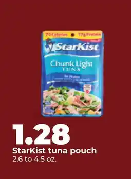 Hy-Vee StarKist tuna pouch offer