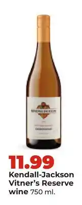 Hy-Vee Kendall-Jackson Vitner's Reserve wine offer