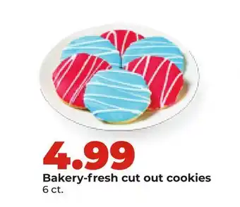 Hy-Vee Bakery-fresh cut out cookies offer