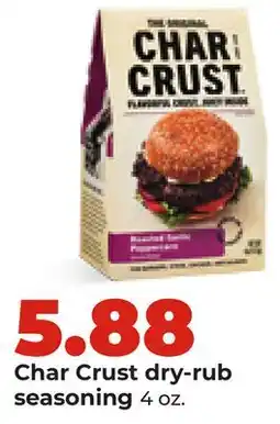 Hy-Vee Char Crust dry-rub seasoning offer