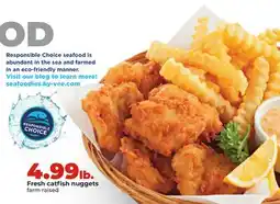 Hy-Vee Fresh catfish nuggets offer