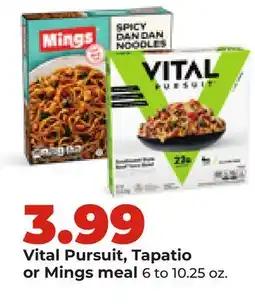 Hy-Vee Vital Pursuit, Tapatio or Mings meal offer