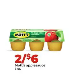 Hy-Vee Mott's applesauce offer