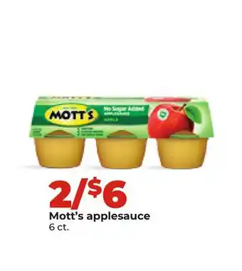 Hy-Vee Mott's applesauce offer