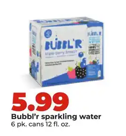 Hy-Vee Bubbl'r sparkling water offer