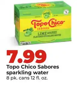 Hy-Vee Topo Chico Sabores sparkling water offer