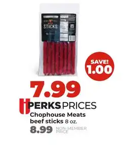 Hy-Vee Chophouse Meats beef sticks offer