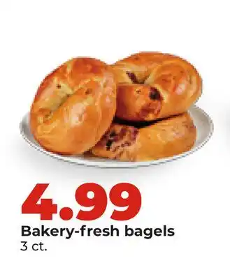 Hy-Vee Bakery-fresh bagels offer