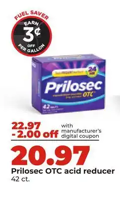 Hy-Vee Prilosec OTC acid reducer offer