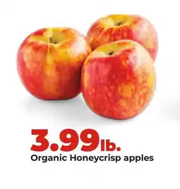 Hy-Vee Organic Honeycrisp apples offer