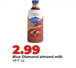 Hy-Vee Blue Diamond almond milk offer