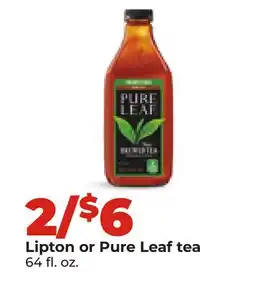 Hy-Vee Lipton or Pure Leaf tea offer