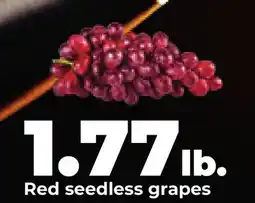 Hy-Vee Red seedless grapes offer
