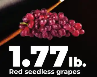 Hy-Vee Red seedless grapes offer