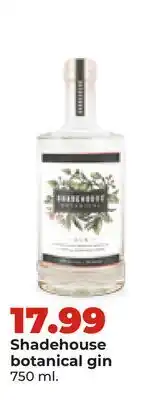 Hy-Vee Shadehouse botanical gin offer