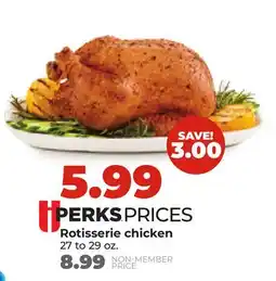 Hy-Vee Rotisserie chicken offer