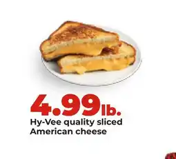 Hy-Vee Hy-Vee quality sliced American cheese offer