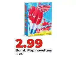 Hy-Vee Bomb Pop novelties offer