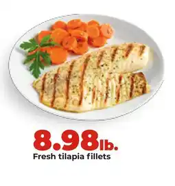 Hy-Vee Fresh tilapia fillets offer