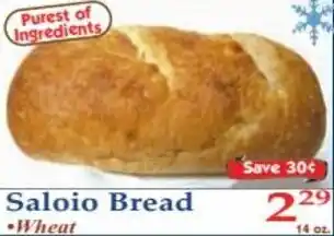 DeMoulas Market Basket Saloio Bread offer