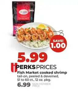 Hy-Vee Fish Market cooked shrimp offer