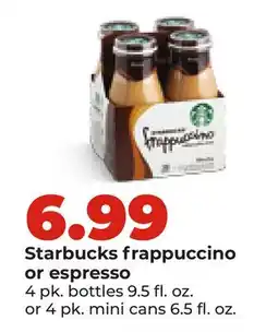 Hy-Vee Starbucks frappuccino or espresso offer