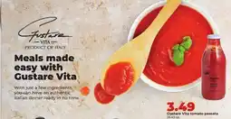 Hy-Vee Gustare Vita tomato passata offer