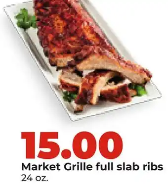 Hy-Vee Market Grille full slab ribs offer