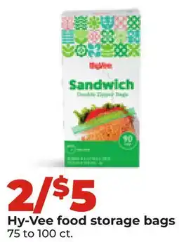 Hy-Vee Hy-Vee food storage bags offer