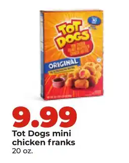 Hy-Vee Tot Dogs mini chicken franks offer
