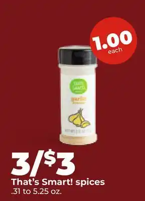 Hy-Vee That's Smart! spices offer