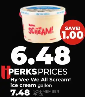 Hy-Vee Hy-Vee We All Scream! ice cream offer